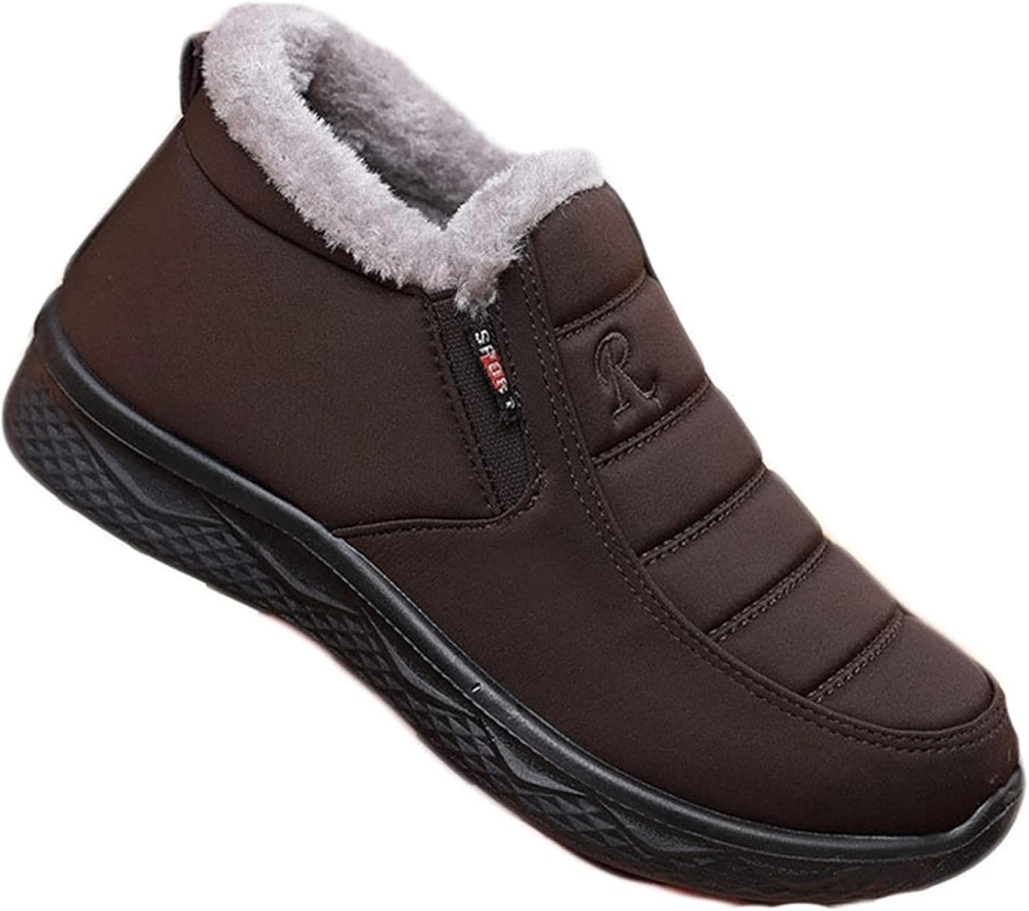 Мужские короткие снежные ботинки Yiozoi для улицы и дома, водонепроницаемые, теплые, бархатные, низкие повседневные ботинки, противоскользящие, коричневый
Мужские короткие снежные ботинки Yiozoi для улицы и дома, водонепроницаемые, теплые, бархатные, низкие повседневные ботинки, противоскользящие, коричневый