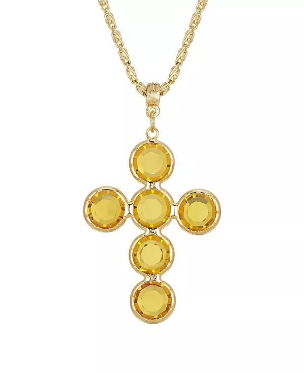 Ожерелье с коричневыми топазами Swarovski, покрытыми 14-каратным золотом, длиной 20 дюймов 2028, beige
Ожерелье с коричневыми топазами Swarovski, покрытыми 14-каратным золотом, длиной 20 дюймов 2028, beige