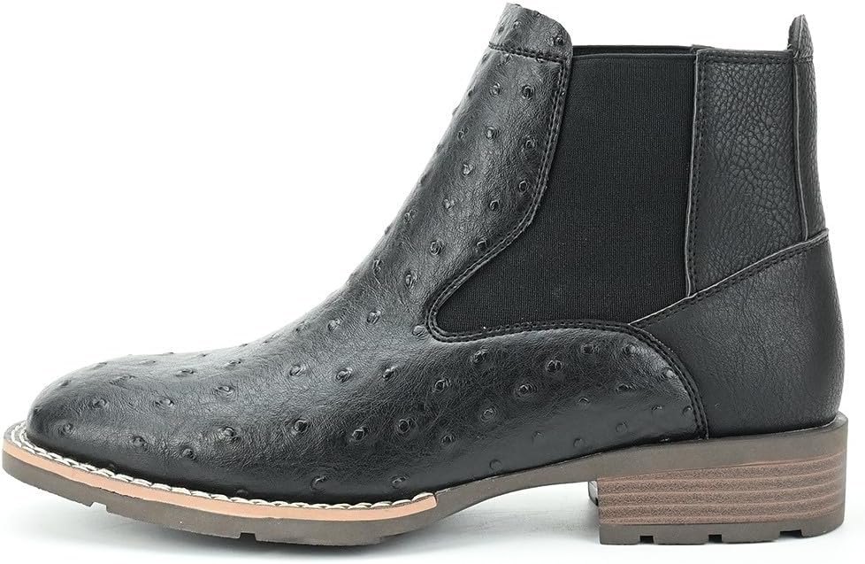 Мужские ботинки челси Santimon с текстурой страусиной и крокодиловой кожи, без застежек, для работы и повседневной носки, черный
Мужские ботинки челси Santimon с текстурой страусиной и крокодиловой кожи, без застежек, для работы и повседневной носки, черный