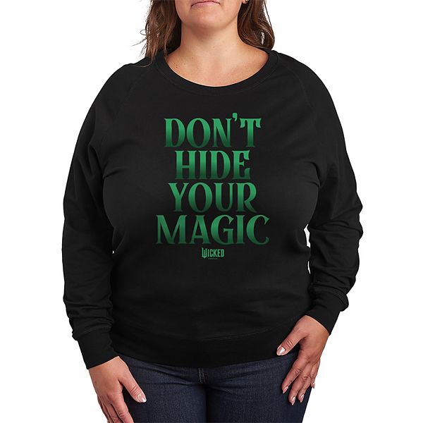 Футболка с длинным рукавом French Terry Plus Size Wicked Don't Hide Your Magic Licensed Character, Black, Черный, Футболка с длинным рукавом French Terry Plus Size Wicked Don't Hide Your Magic Licensed Character, Black
Футболка с длинным рукавом French Terry Plus Size Wicked Don't Hide Your Magic Licensed Character, Black, Черный, Футболка с длинным рукавом French Terry Plus Size Wicked Don't Hide Your Magic Licensed Character, Black
