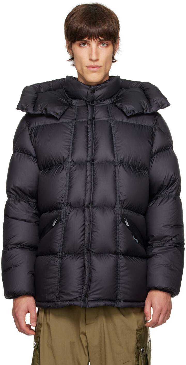 Темно-синяя стеганая куртка-пуховик Moncler, темно-синий
Темно-синяя стеганая куртка-пуховик Moncler, темно-синий