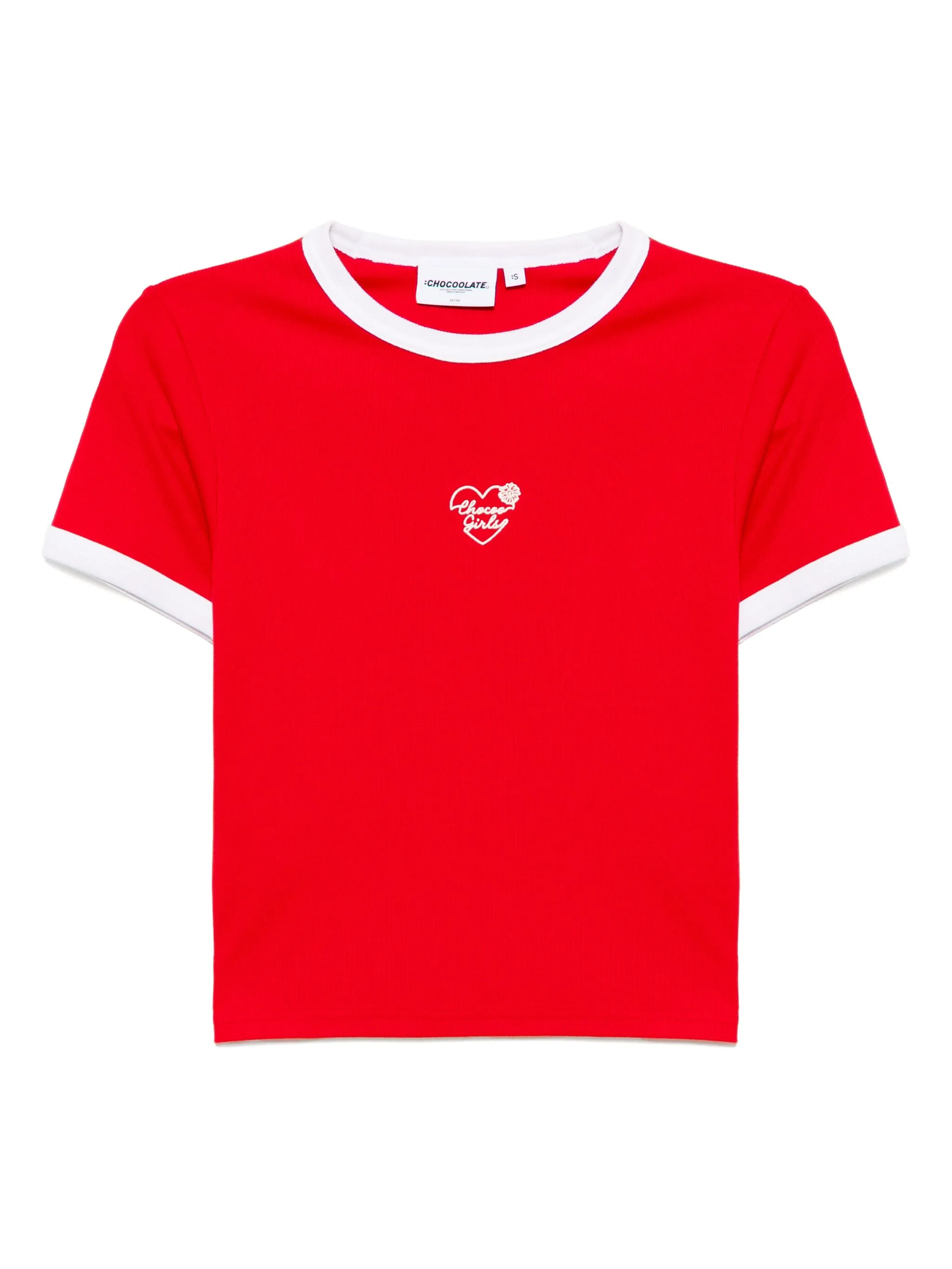 Футболка с вышитым логотипом Chocoolate, красный
Футболка с вышитым логотипом Chocoolate, красный