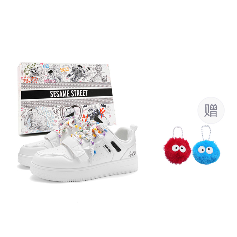 SESAME STREET Водонепроницаемые сбалансированные дышащие низкие скейтбордские кроссовки унисекс Mist White (включая 1 случайный кулон), цвет Mist White (Includes 1 Random Pendant)
SESAME STREET Водонепроницаемые сбалансированные дышащие низкие скейтбордские кроссовки унисекс Mist White (включая 1 случайный кулон), цвет Mist White (Includes 1 Random Pendant)