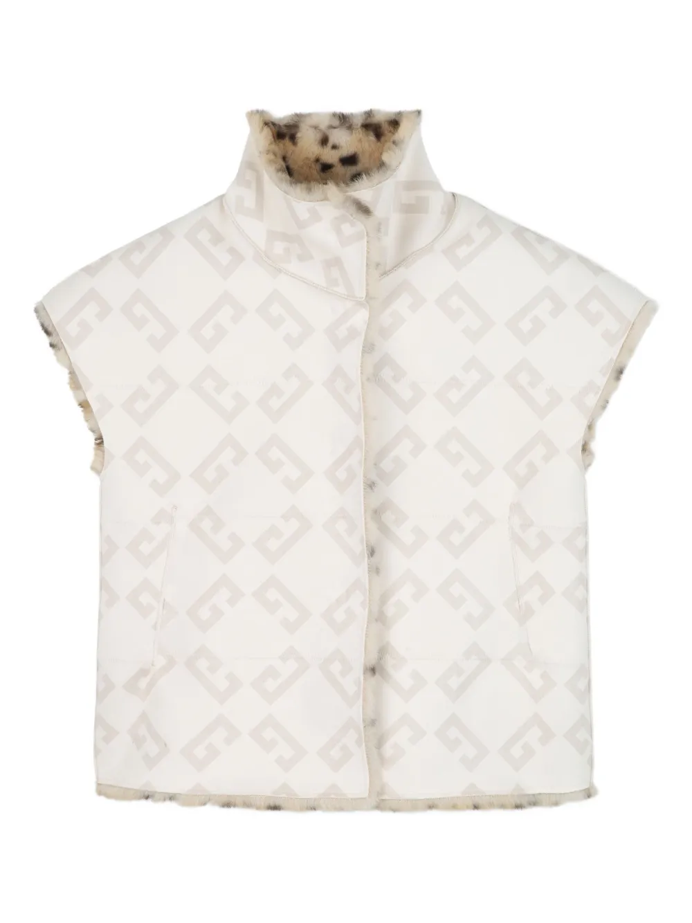Жилет из искусственного меха с анималистичным принтом Givenchy Kids, нейтральный
Жилет из искусственного меха с анималистичным принтом Givenchy Kids, нейтральный