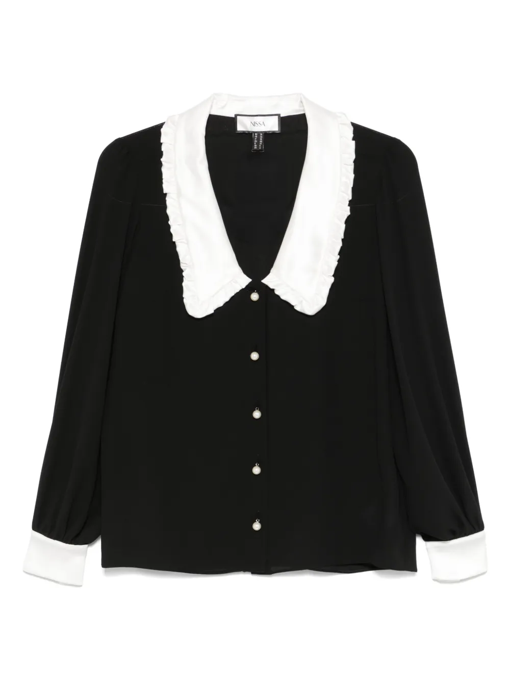 Рубашка с контрастной отделкой NISSA, черный
Рубашка с контрастной отделкой NISSA, черный