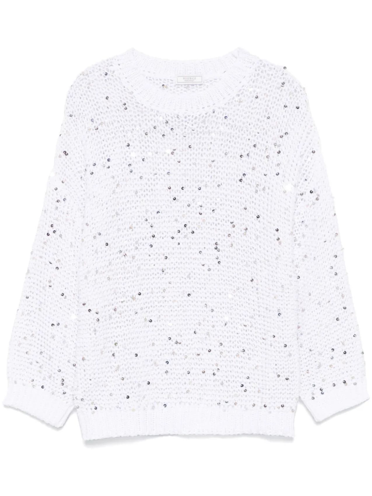 Свитер с пайетками Peserico, белый
Свитер с пайетками Peserico, белый