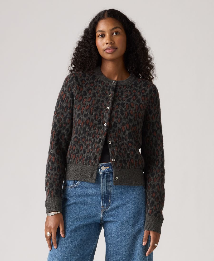 Премиальный женский кардиган Tara с длинными рукавами Levi's, Dilara Leopard Charcoal
Премиальный женский кардиган Tara с длинными рукавами Levi's, Dilara Leopard Charcoal