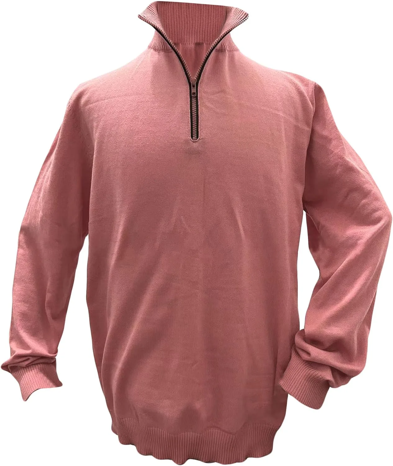 Мужской свитер-поло с воротником-стойкой и молнией на четверть Slim Fit DGHM-JLMY
Мужской свитер-поло с воротником-стойкой и молнией на четверть Slim Fit DGHM-JLMY