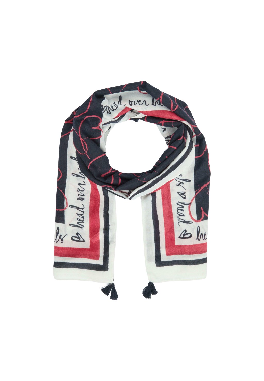 Шарф MIT QUASTEN UND VALENTINSTAG s.Oliver BLACK LABEL, темно-синий
Шарф MIT QUASTEN UND VALENTINSTAG s.Oliver BLACK LABEL, темно-синий