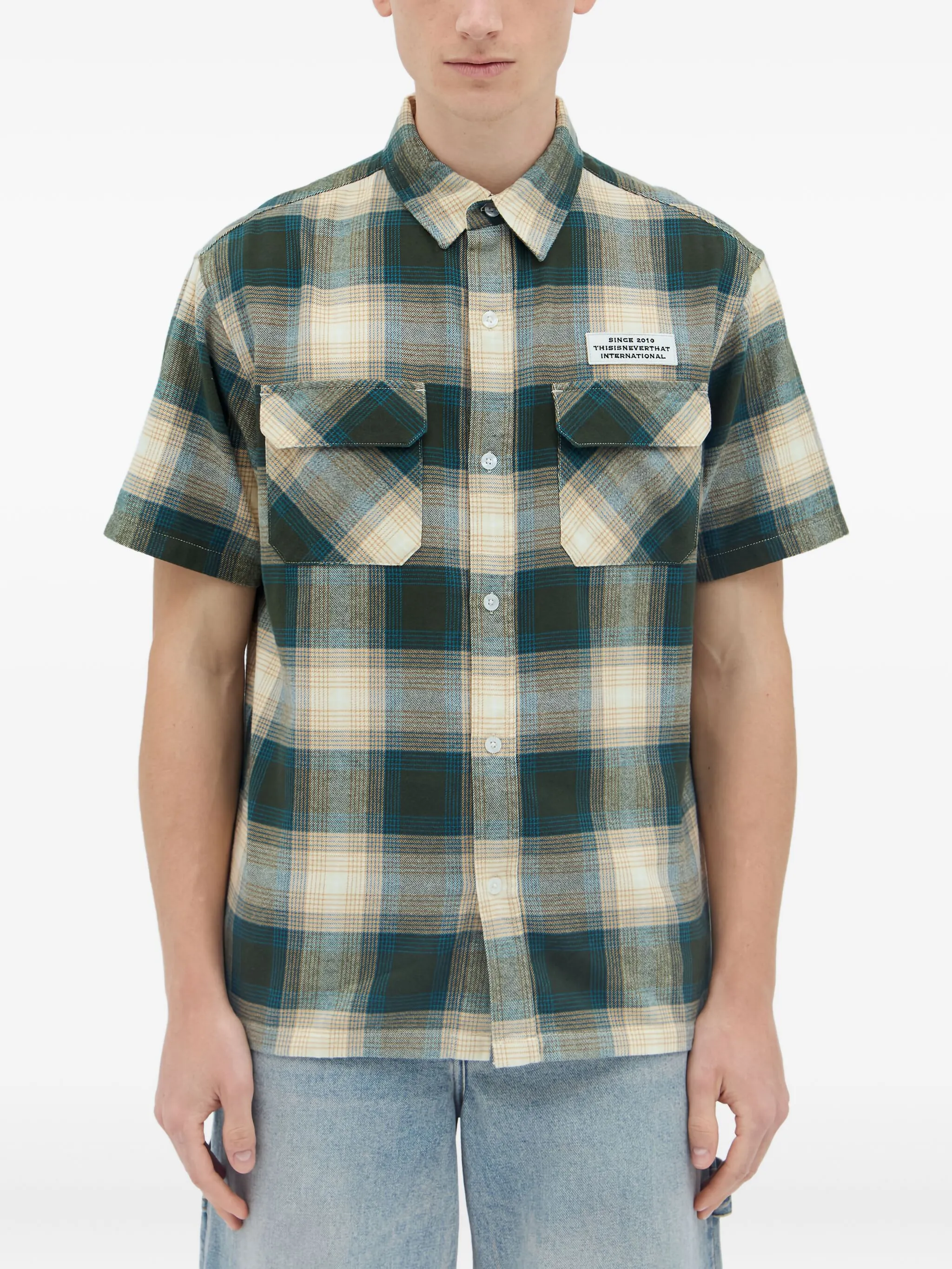 Рубашка Ombre This Is Never That, зеленый
Рубашка Ombre This Is Never That, зеленый