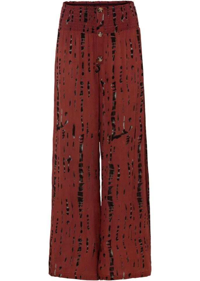 Брюки-палаццо с принтом «батик» Bodyflirt, коричневый
Брюки-палаццо с принтом «батик» Bodyflirt, коричневый