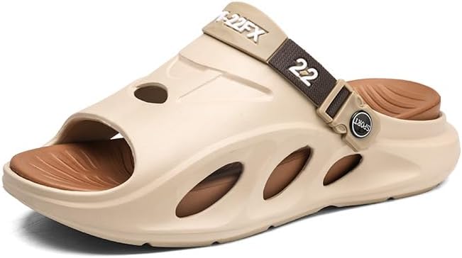 Мужские шлепанцы EVA, нескользящие с быстрым высыханием, открытый носок, для дома и улицы, летние пляжные шлепанцы для мужчин Hhhchpm, хаки
Мужские шлепанцы EVA, нескользящие с быстрым высыханием, открытый носок, для дома и улицы, летние пляжные шлепанцы для мужчин Hhhchpm, хаки