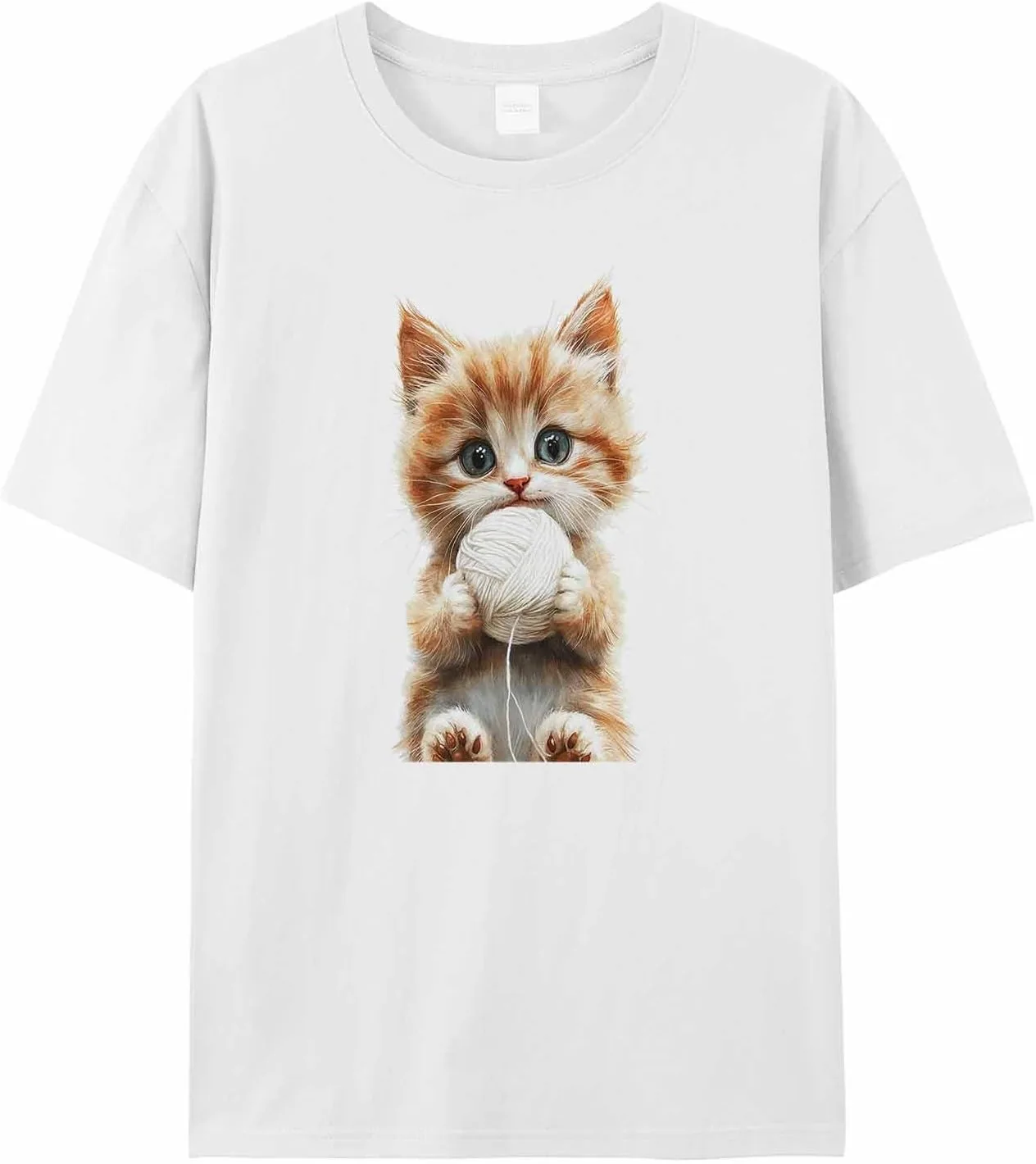 Мужская футболка с котом, шерсть, короткий рукав jdudh
Мужская футболка с котом, шерсть, короткий рукав jdudh