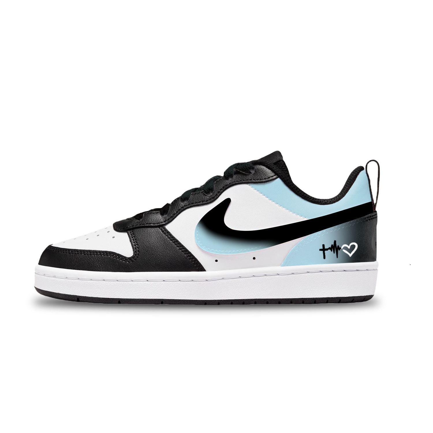 Court Borough устойчивые к истиранию лоу-топ детские скейтбординг кроссовки unisex Nike, белый/черный/голубой
Court Borough устойчивые к истиранию лоу-топ детские скейтбординг кроссовки unisex Nike, белый/черный/голубой