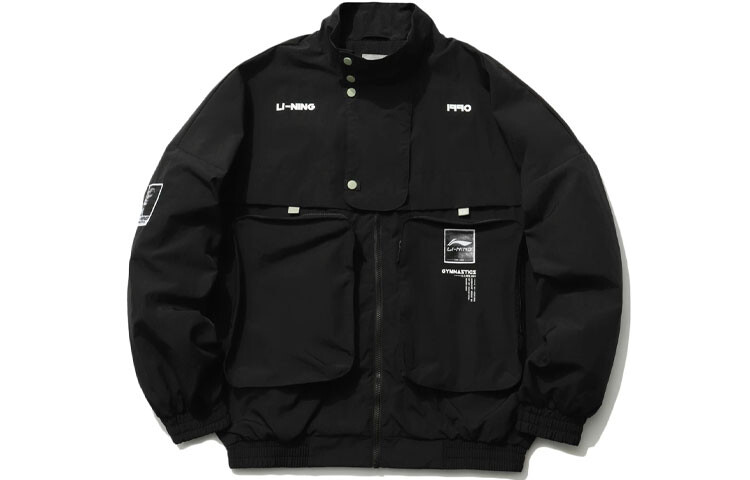 Спортивная модная коллекция куртка мужская черная Lining, черный
Спортивная модная коллекция куртка мужская черная Lining, черный