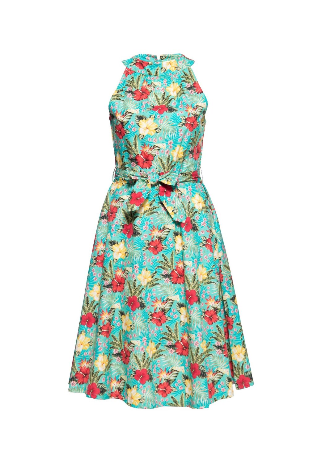 Летнее платье с гавайским цветочным узором QUEEN KEROSIN, мятный
Летнее платье с гавайским цветочным узором QUEEN KEROSIN, мятный