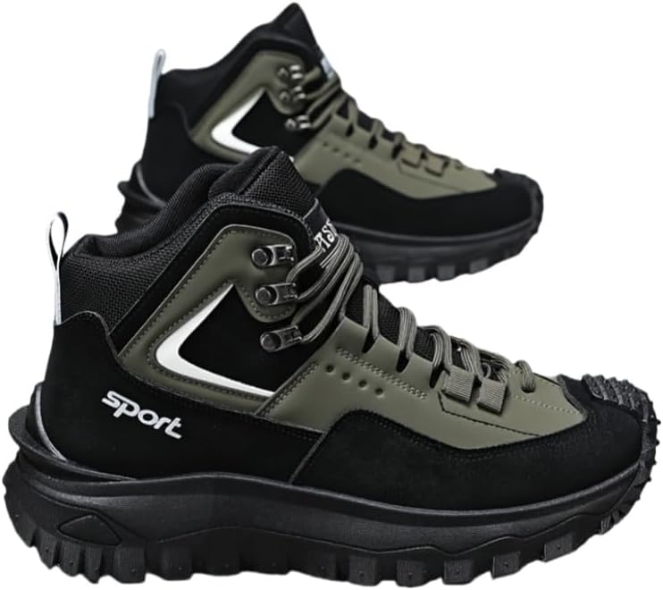 Стильные мужские кроссовки - легкие низкие повседневные обувь для ходьбы и походов, Дышащие, комфортная посадка, Прочные, противоскользящие Clolinde, черный/зеленый
Стильные мужские кроссовки - легкие низкие повседневные обувь для ходьбы и походов, Дышащие, комфортная посадка, Прочные, противоскользящие Clolinde, черный/зеленый