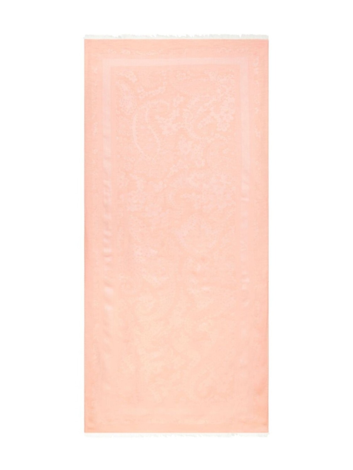 Шарф ETRO с цветочным узором пейсли и жаккардом, розовый 
Шарф ETRO с цветочным узором пейсли и жаккардом, розовый