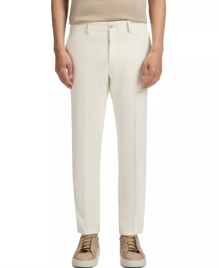 Мужские эластичные узкие брюки с двойной лицевой стороной Hugo Boss, белый
Мужские эластичные узкие брюки с двойной лицевой стороной Hugo Boss, белый