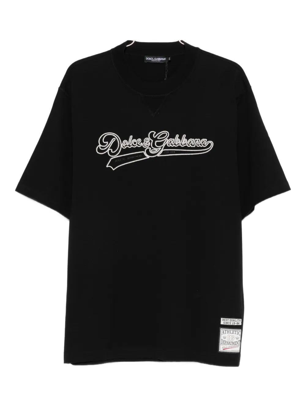 Футболка с вышитым логотипом Dolce & Gabbana, черный
Футболка с вышитым логотипом Dolce & Gabbana, черный