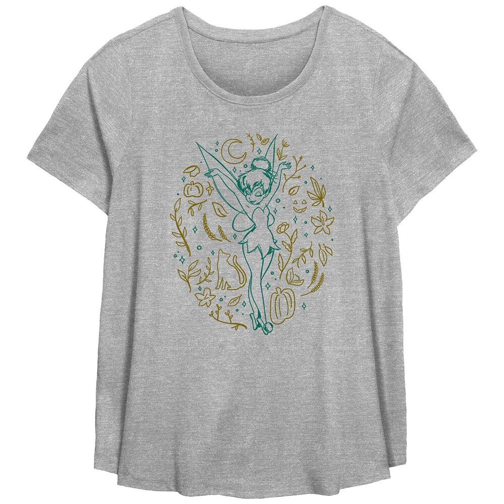 Футболка больших размеров с струящимся рисунком Disney's Tinker Bell Fall Icons, цвет Heather Gray
Футболка больших размеров с струящимся рисунком Disney's Tinker Bell Fall Icons, цвет Heather Gray