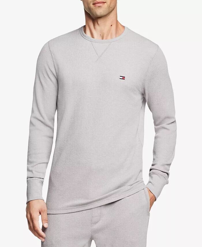 Мужской топ вафельной вязки с длинными рукавами и круглым вырезом Tommy Hilfiger, серый
Мужской топ вафельной вязки с длинными рукавами и круглым вырезом Tommy Hilfiger, серый
