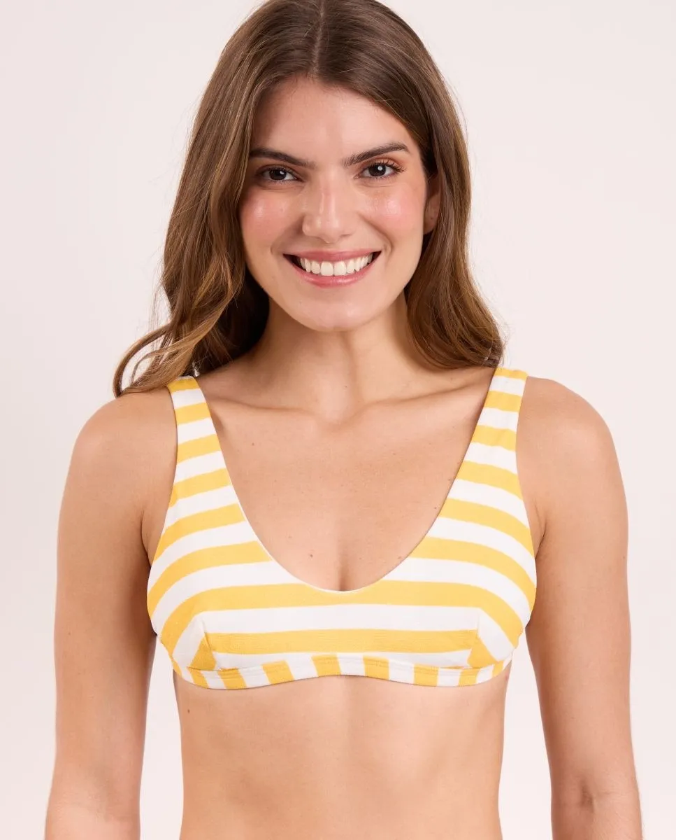 Верх спортивного бикини с принтом и подкладкой Río de Sol, жёлтый
Верх спортивного бикини с принтом и подкладкой Río de Sol, жёлтый