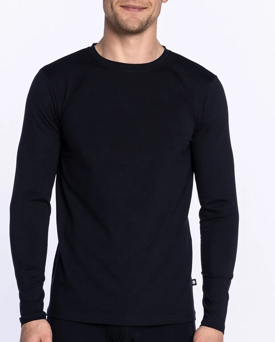 Мужская однотонная футболка с длинным рукавом Punto Blanco, чёрный
Мужская однотонная футболка с длинным рукавом Punto Blanco, чёрный