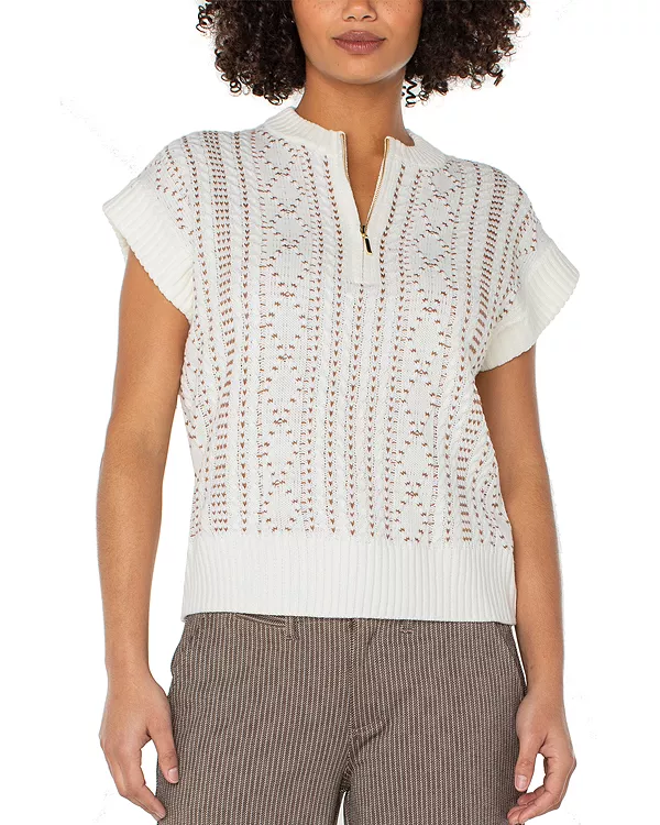 Свитер с короткими рукавами Liverpool Los Angeles, белый
Свитер с короткими рукавами Liverpool Los Angeles, белый