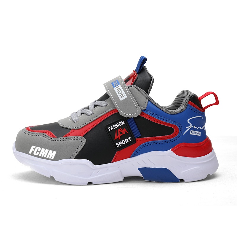 Противоскользящие износостойкие повседневные кроссовки средней высоты для детей FCMM, черный/красный
Противоскользящие износостойкие повседневные кроссовки средней высоты для детей FCMM, черный/красный