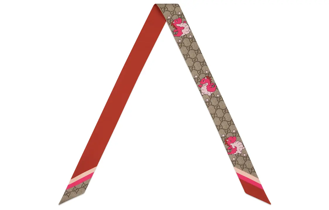 Шелковые шарфы для женщин на Китайский Новый год GUCCI, красный
Шелковые шарфы для женщин на Китайский Новый год GUCCI, красный