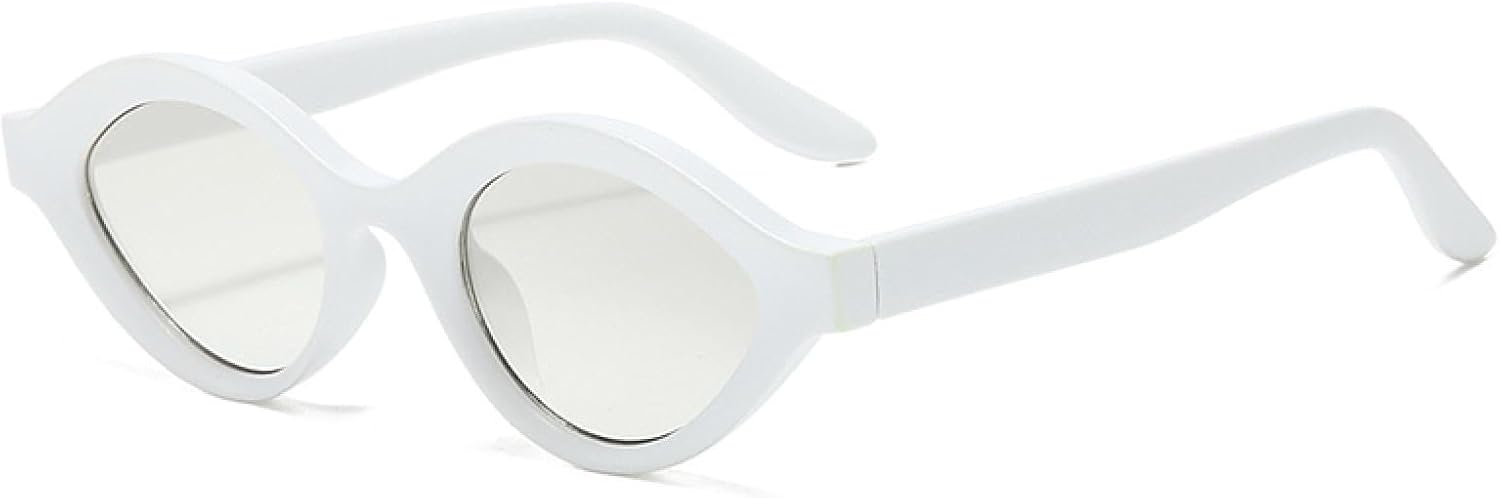 Ретро маленькие солнцезащитные очки «кошачий глаз» с гелевой расцветкой для женщин, модные градиентные очки с защитой от УФ-излучения UV400 для мужчин, панк-очки овальной формы TVTBBVV, White Light Gray
Ретро маленькие солнцезащитные очки «кошачий глаз» с гелевой расцветкой для женщин, модные градиентные очки с защитой от УФ-излучения UV400 для мужчин, панк-очки овальной формы TVTBBVV, White Light Gray