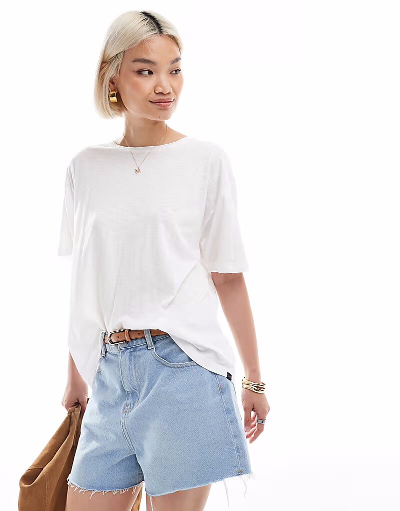 Футболка с заниженными плечами от Superdry Studios в оптическом стиле
Футболка с заниженными плечами от Superdry Studios в оптическом стиле