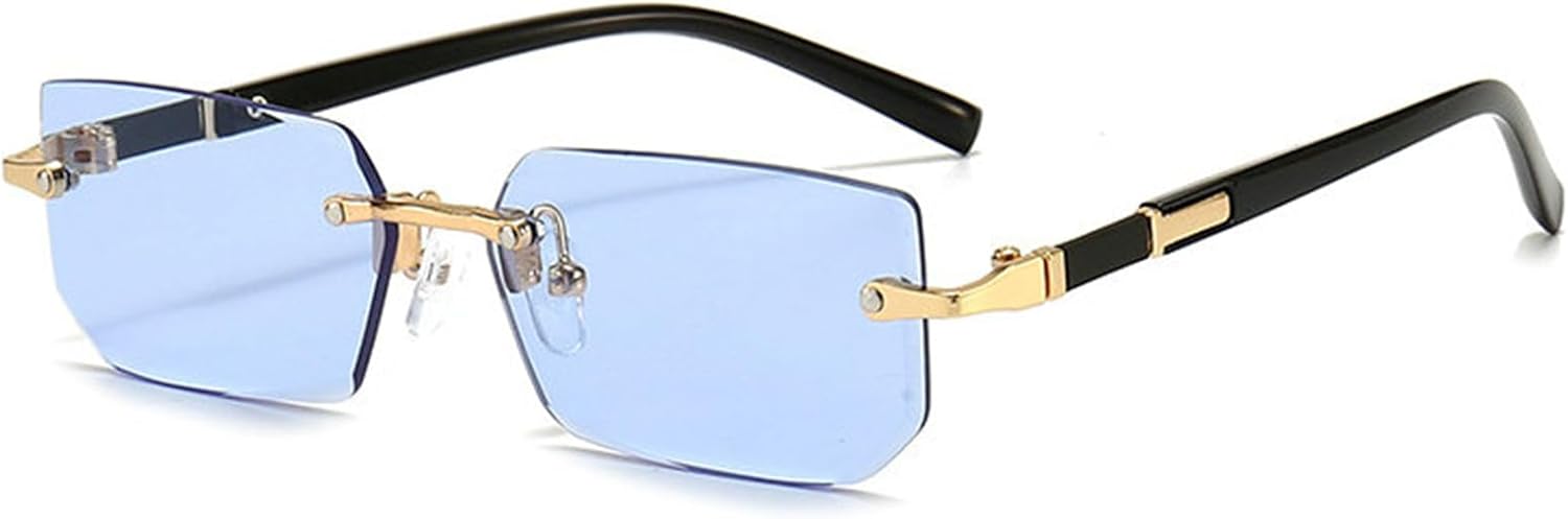 Солнцезащитные очки Willochra без оправы для женщин и мужчин, модные прямоугольные солнцезащитные очки в стиле ретро, стильные летние очки для путешествий с защитой от УФ-излучения UV400, C12
Солнцезащитные очки Willochra без оправы для женщин и мужчин, модные прямоугольные солнцезащитные очки в стиле ретро, стильные летние очки для путешествий с защитой от УФ-излучения UV400, C12