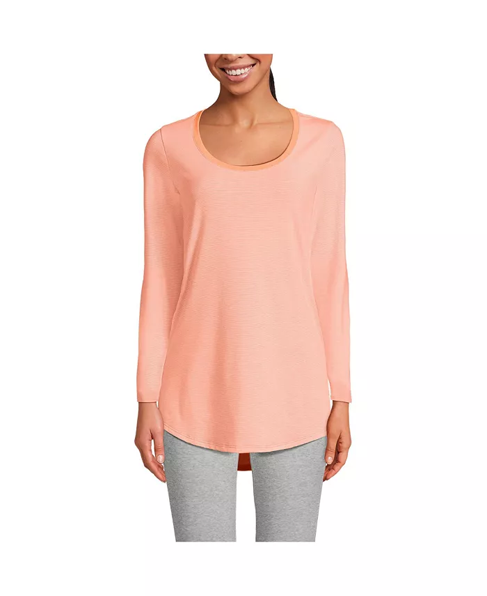 Женская удлиненная футболка с длинным рукавом Power Performance, круглым вырезом и фигурным подолом Lands' End, мультиколор
Женская удлиненная футболка с длинным рукавом Power Performance, круглым вырезом и фигурным подолом Lands' End, мультиколор