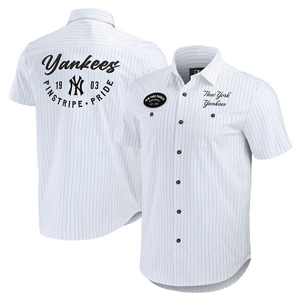 Мужская белая рубашка с коротким рукавом New York Yankees в полоску Darius Rucker Collection By Fanatics
Мужская белая рубашка с коротким рукавом New York Yankees в полоску Darius Rucker Collection By Fanatics