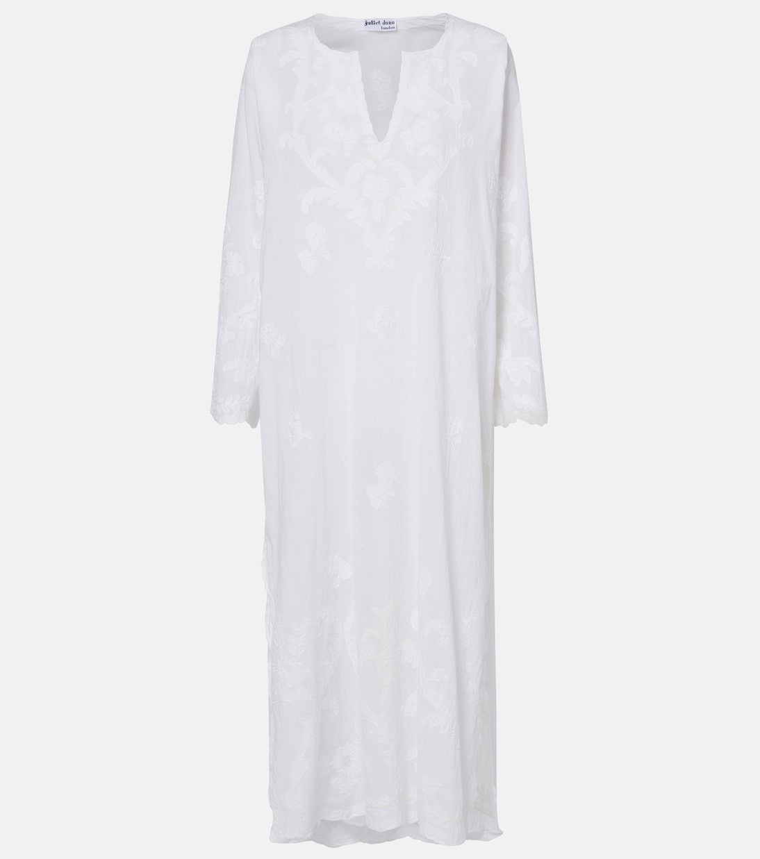 Вышитый хлопковый кафтан Juliet Dunn, белый
Вышитый хлопковый кафтан Juliet Dunn, белый