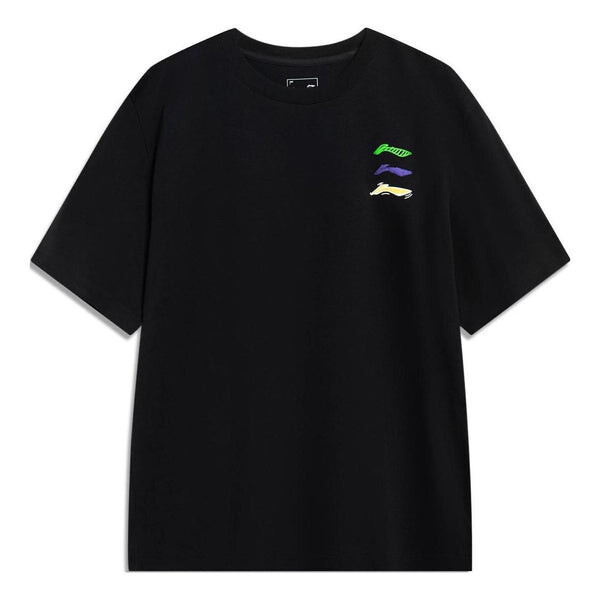 Футболка тройной логотип свободная футболка Li-Ning, черный
Футболка тройной логотип свободная футболка Li-Ning, черный