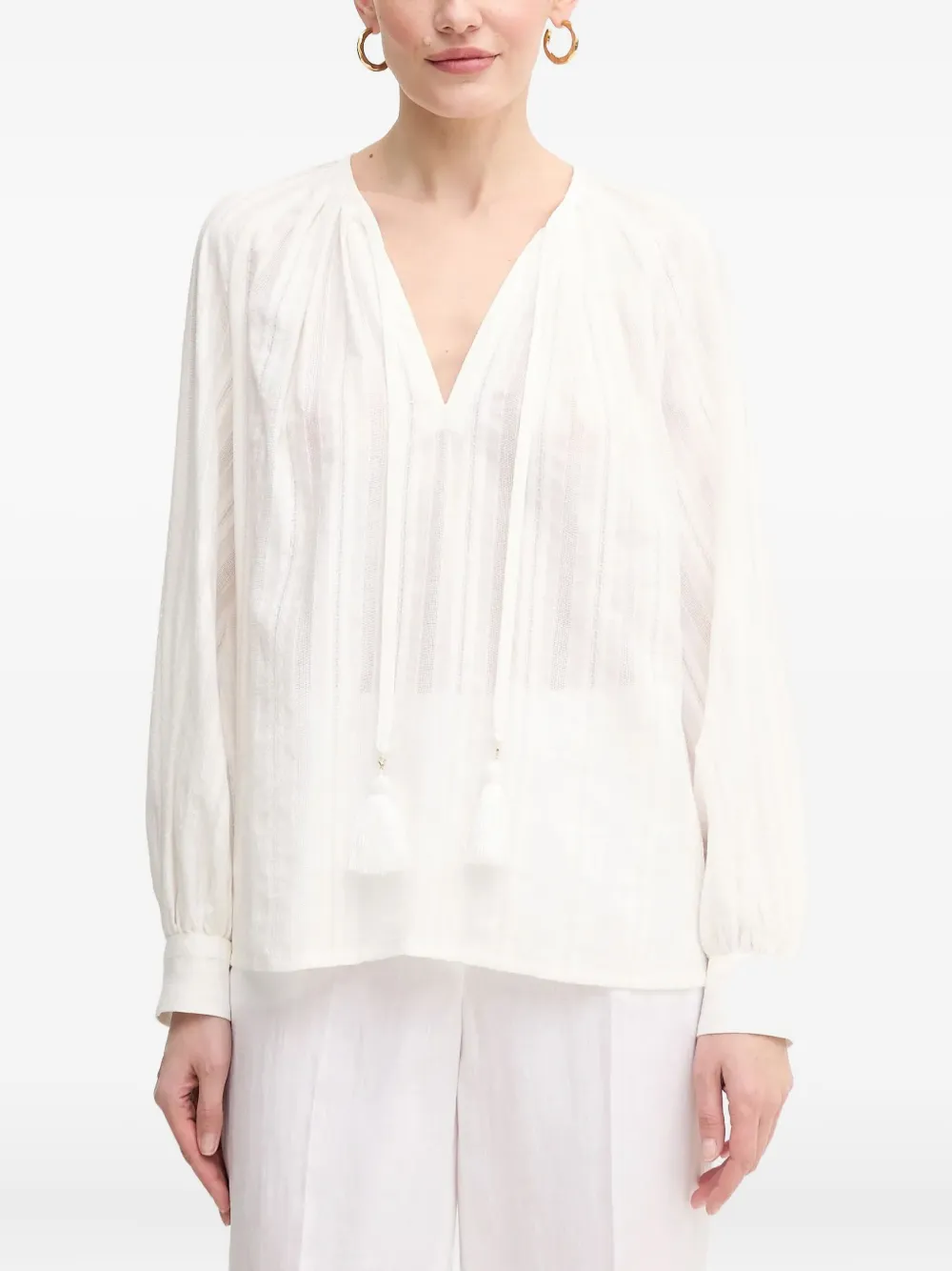 Хлопковая блузка LUISA SPAGNOLI, нейтральный
Хлопковая блузка LUISA SPAGNOLI, нейтральный