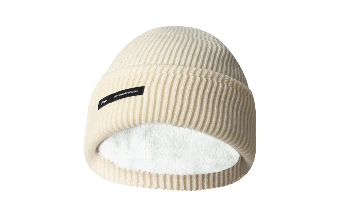 LINING Акриловая унисекс шапка белая, White
LINING Акриловая унисекс шапка белая, White