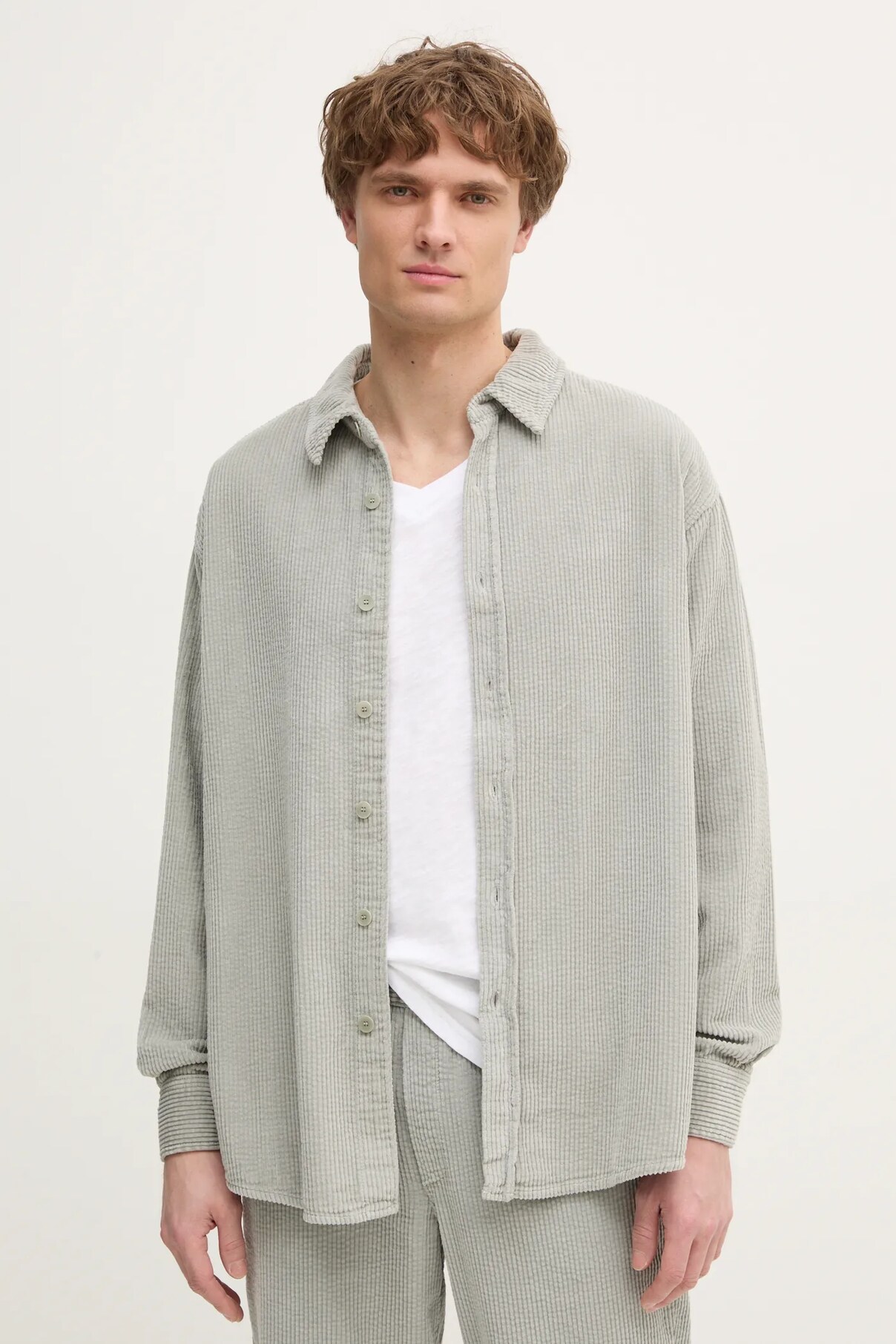 Вельветовая рубашка American Vintage, зеленый
Вельветовая рубашка American Vintage, зеленый