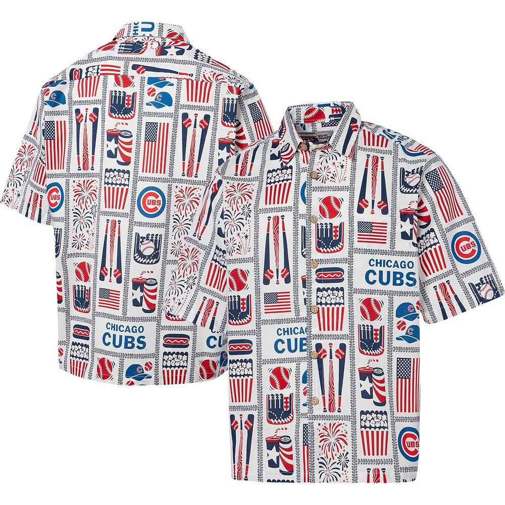 Мужская белая рубашка на пуговицах Reyn Spooner Chicago Cubs Americana, цвет Cub White
Мужская белая рубашка на пуговицах Reyn Spooner Chicago Cubs Americana, цвет Cub White