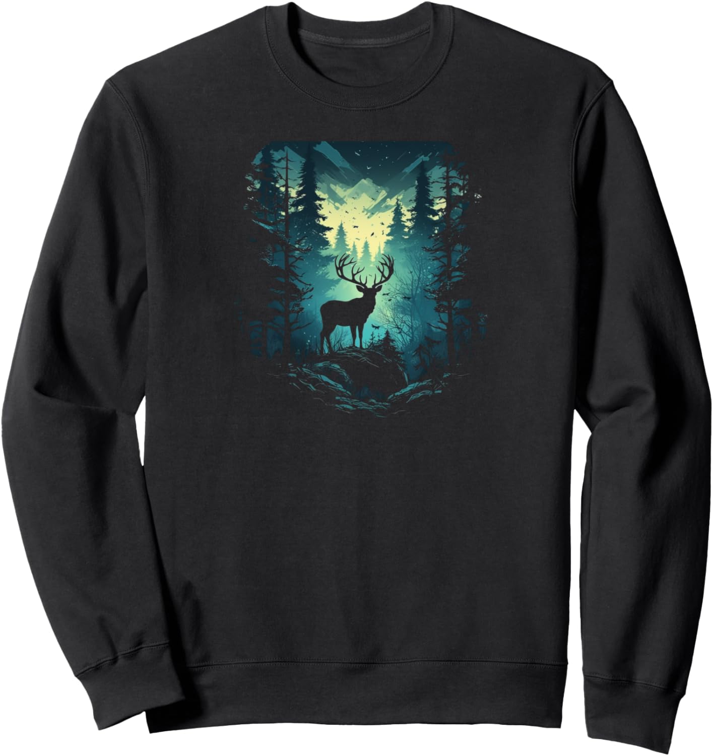 Толстовка с изображением оленя в лесу Deer In Forest Apparel, черный
Толстовка с изображением оленя в лесу Deer In Forest Apparel, черный
