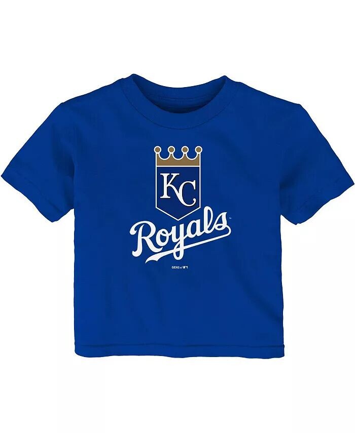 Футболка с основным логотипом Royal Kansas City Royals Team для мальчиков и девочек для младенцев Outerstuff, синий
Футболка с основным логотипом Royal Kansas City Royals Team для мальчиков и девочек для младенцев Outerstuff, синий