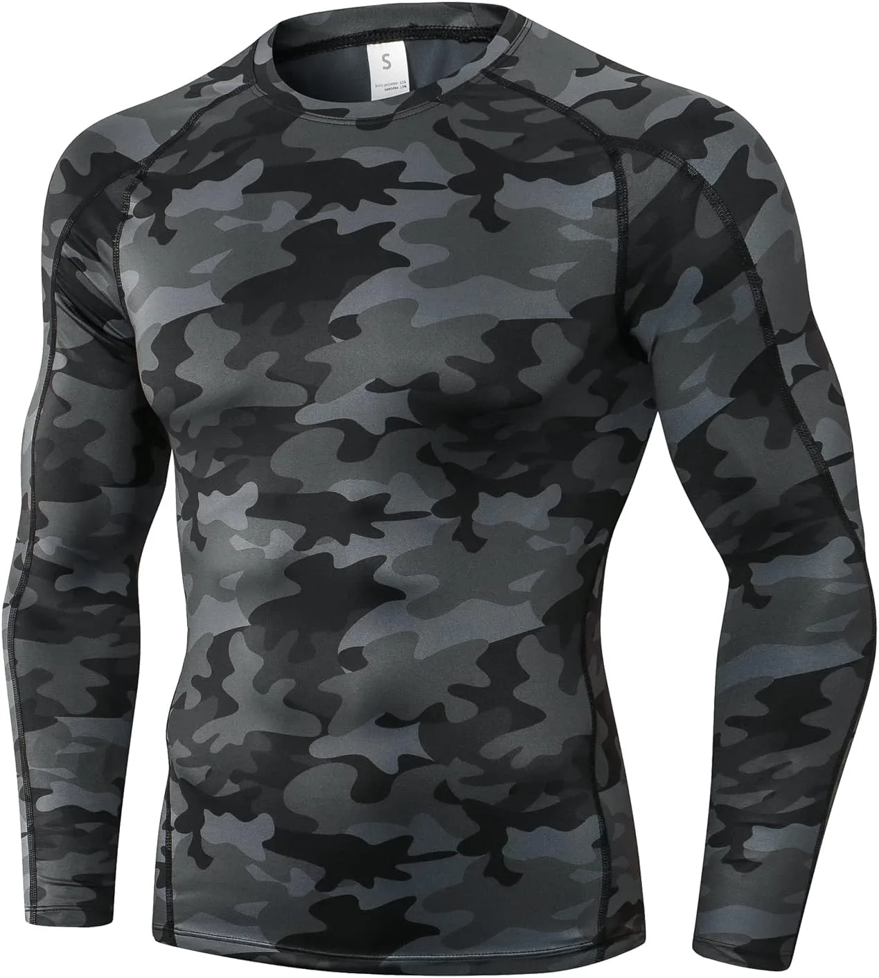 Мужская компрессионная футболка с длинным рукавом для тренировок SPVISE
Мужская компрессионная футболка с длинным рукавом для тренировок SPVISE