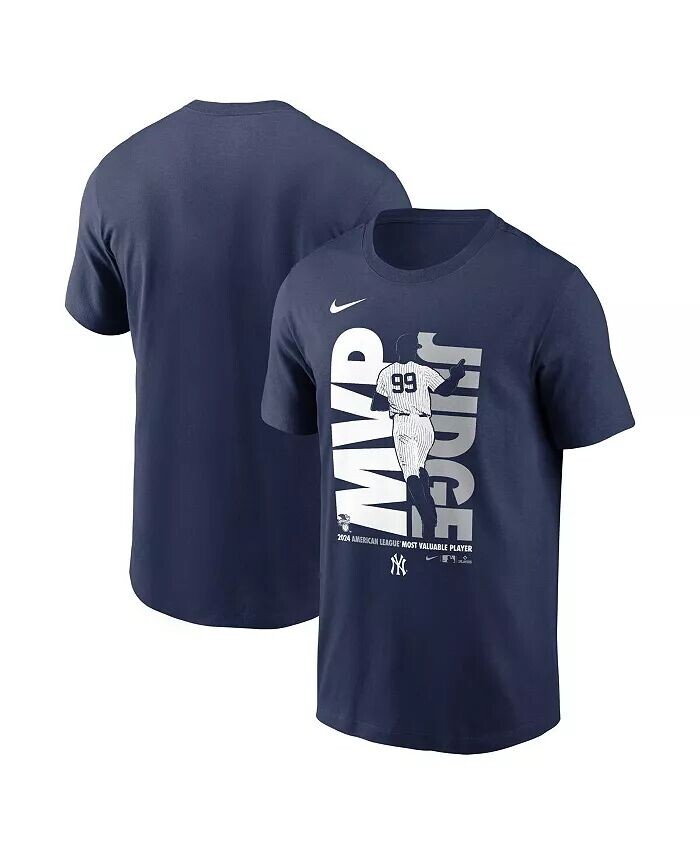Мужская футболка Aaron Judge Navy New York Yankees 2024 года MVP Американской лиги Nike
Мужская футболка Aaron Judge Navy New York Yankees 2024 года MVP Американской лиги Nike