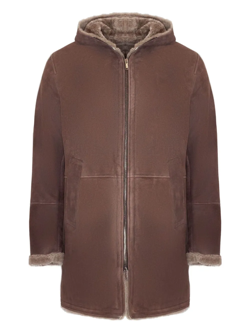 Куртка из овчины с капюшоном VOLFAGLI, коричневый
Куртка из овчины с капюшоном VOLFAGLI, коричневый
