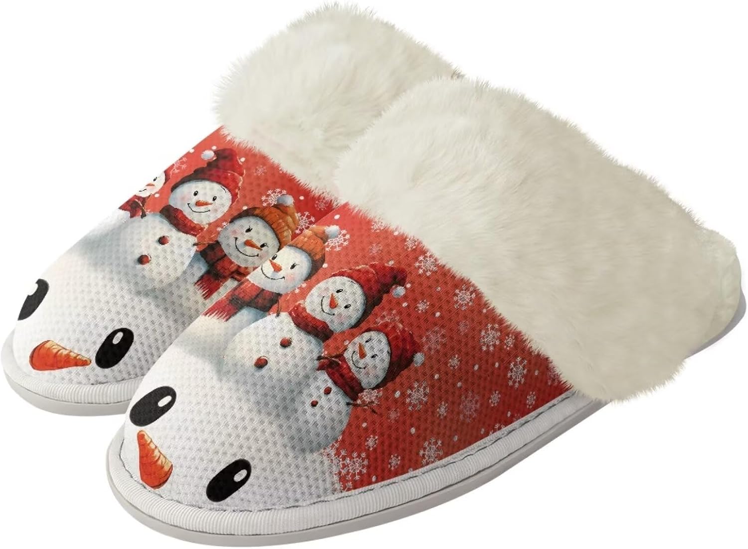 Рождественские дизайнерские хлопковые тапочки для женщин и мужчин с противоскользящей подошвой для дома и улицы, удобные домашние тапочки, пушистые тапочки Zhangruoheng, Christmas Snowman Pattern
Рождественские дизайнерские хлопковые тапочки для женщин и мужчин с противоскользящей подошвой для дома и улицы, удобные домашние тапочки, пушистые тапочки Zhangruoheng, Christmas Snowman Pattern