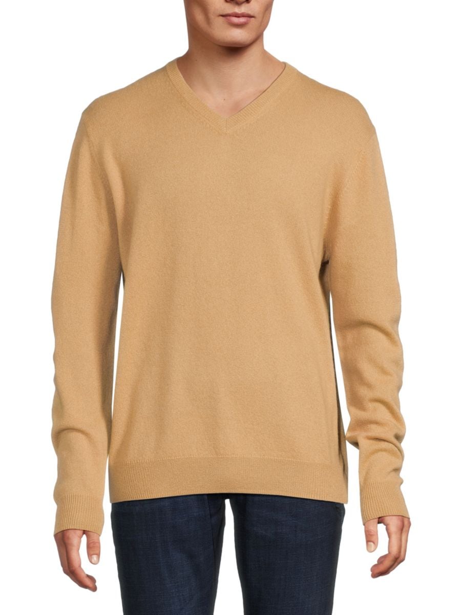 Кашемировый свитер с V-образным вырезом Magaschoni, цвет Caramel Storm
Кашемировый свитер с V-образным вырезом Magaschoni, цвет Caramel Storm
