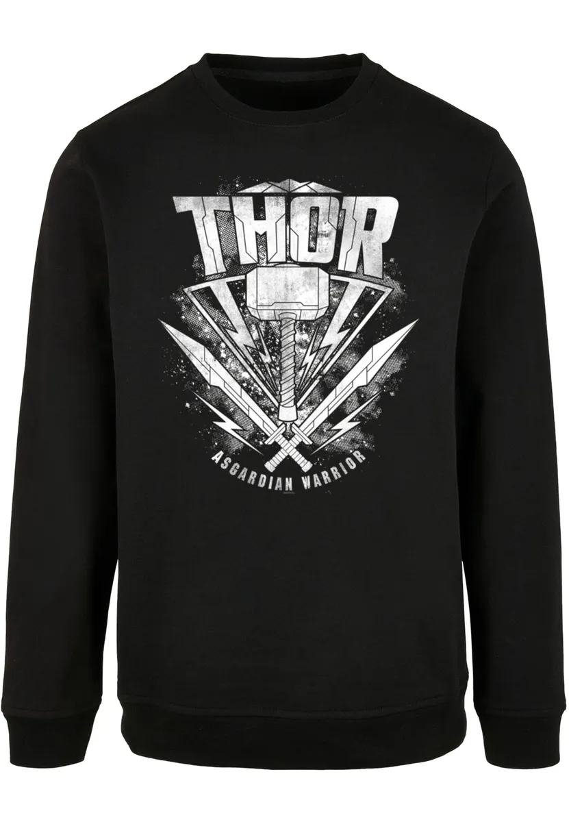 Свитер ABSOLUTE CULT с круглым вырезом "ABSOLUTE CULT Мужской Thor Ragnarok - Hammer Logo Crewneck", черный
Свитер ABSOLUTE CULT с круглым вырезом "ABSOLUTE CULT Мужской Thor Ragnarok - Hammer Logo Crewneck", черный